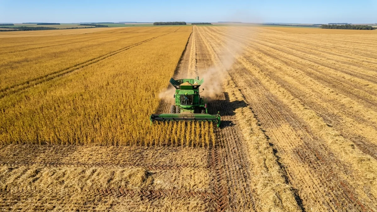 Agricultor manda revisar colheitadeira antes da safra e descobre durante os primeiros hectares que máquina estava perdendo grãos pelo sistema traseiro