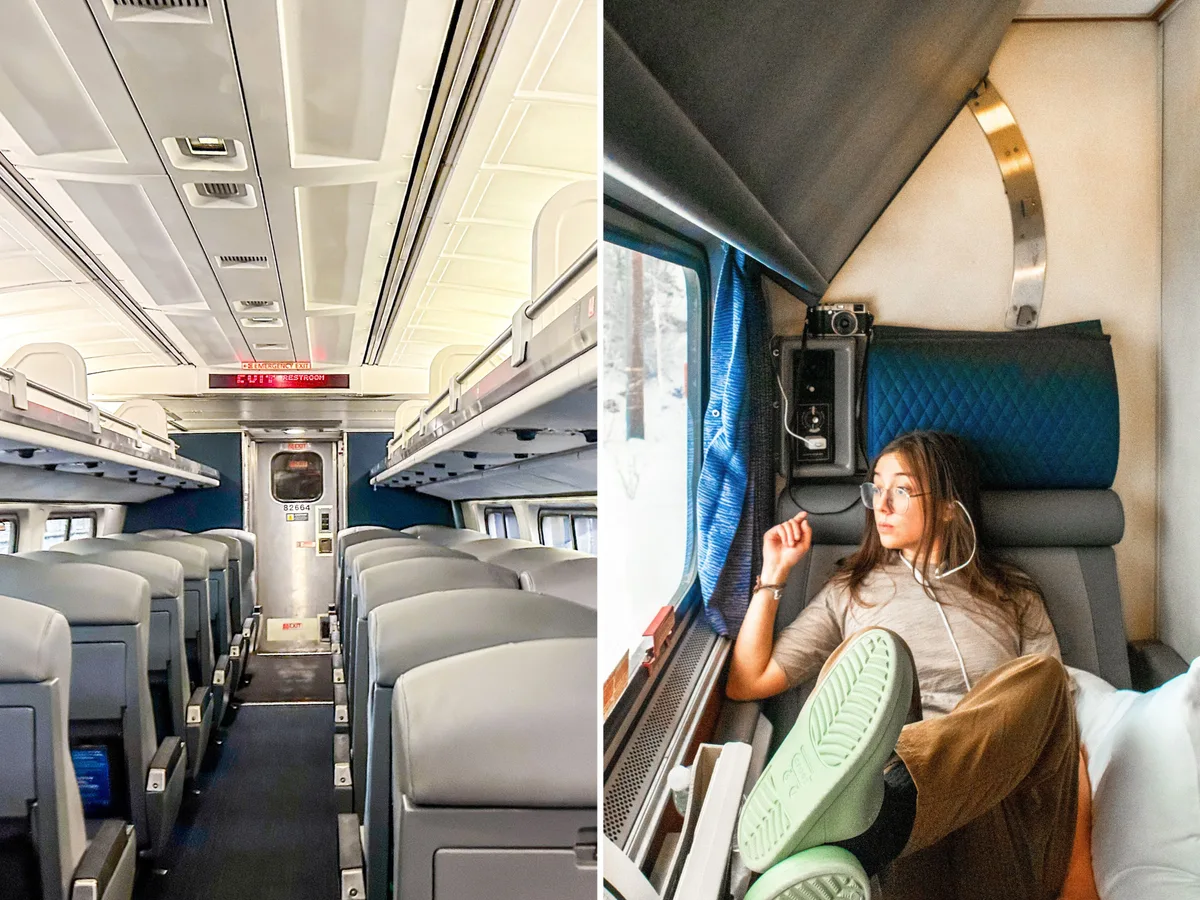 I've spent 154 hours on Amtrak trains in 5 different classes, from coach to bedrooms. The best deal was a premium cabin.