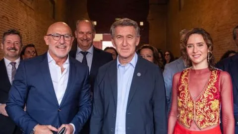 Feijóo celebra el 12 de octubre en Las Ventas con Morante, Luis de la Fuente, Ayuso y Almeida
