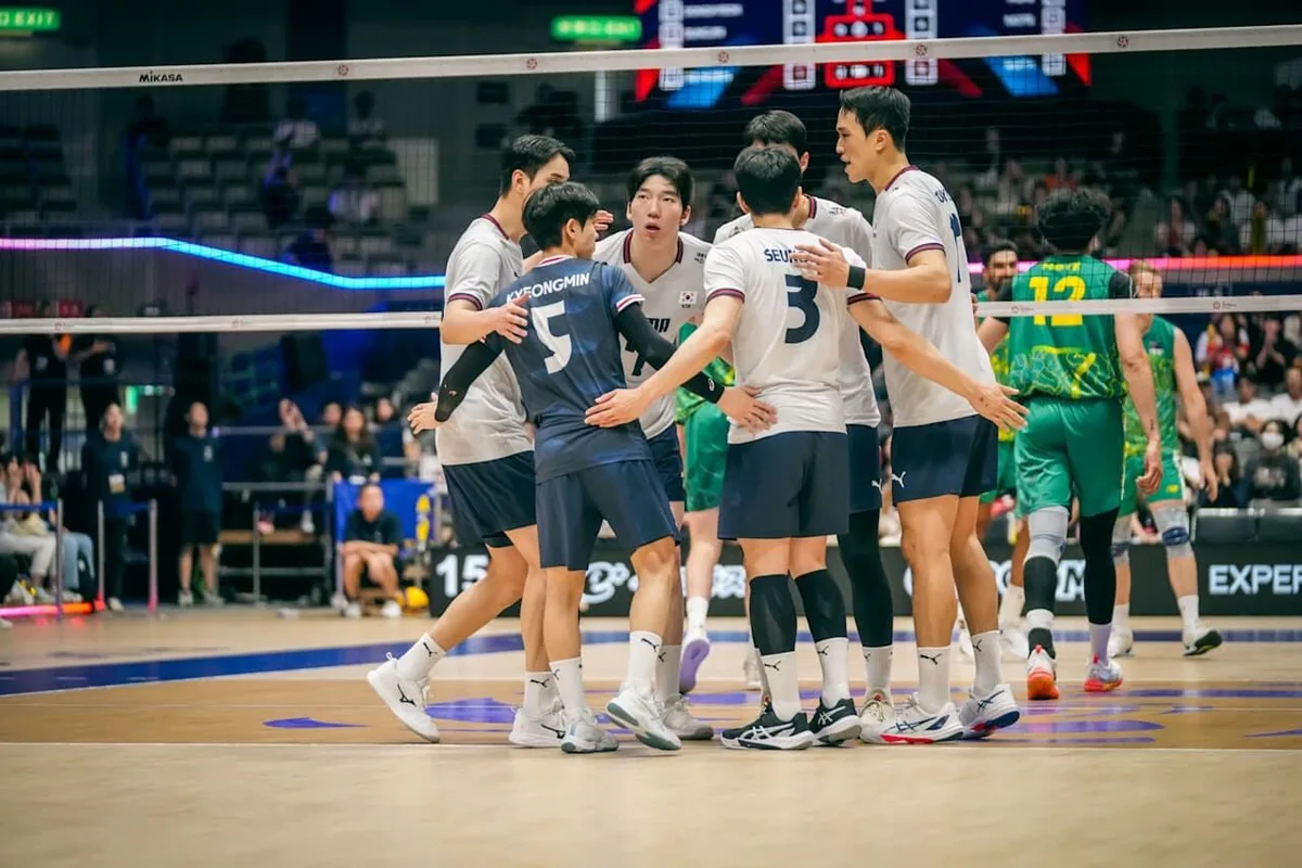 韓 남자배구, 호주 잡고 9년 만에 亞선수권 3위...아시안게임 기대감 고조