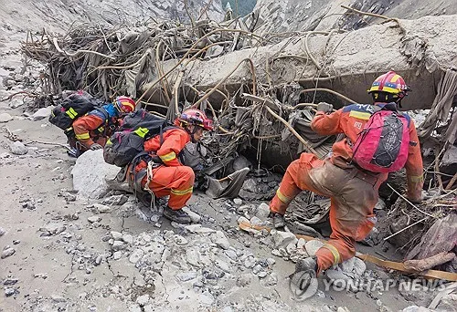 [네팔 대홍수] 티베트 지역 2차피해 우려에 中 "자연댐 무너질 가능성 낮아"