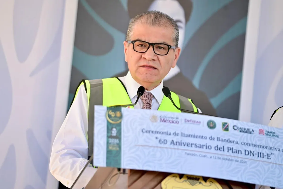 Torreón: Miguel Riquelme reconoce labor del Ejército en emergencias y destaca