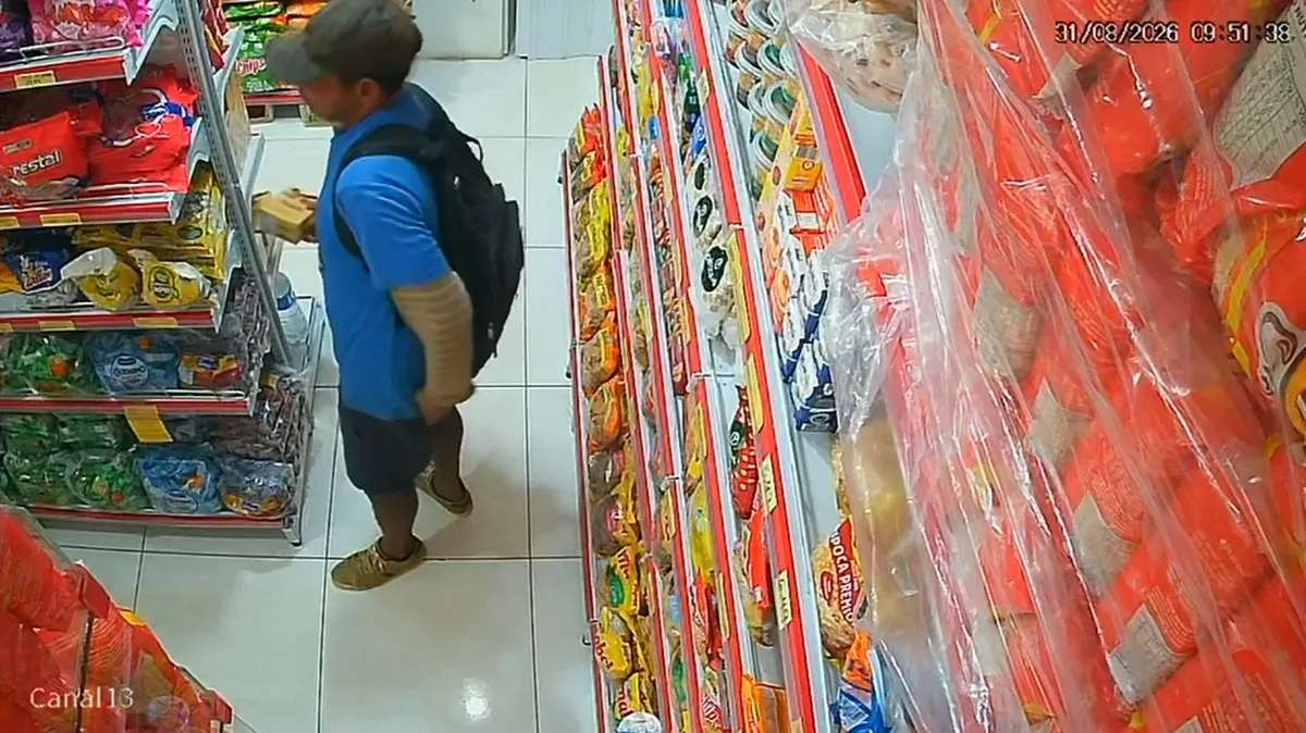Loja de doces registra furto e tem mais de R$ 500 em prejuízos em São Pedro da Aldeia