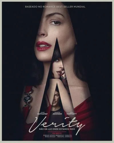 Verity: Dakota Johnson descobre segredos obscuros de Anne Hathaway e Josh Hartnett no 1º e perturbador trailer da adaptação; assista Verity: Dakota Johnson, Anne Hathaway e Josh Hartnett vivem tensão em trailer arrepiante e cheio de mistérios da adaptação; assista (Reprodução/Sony Pictures)