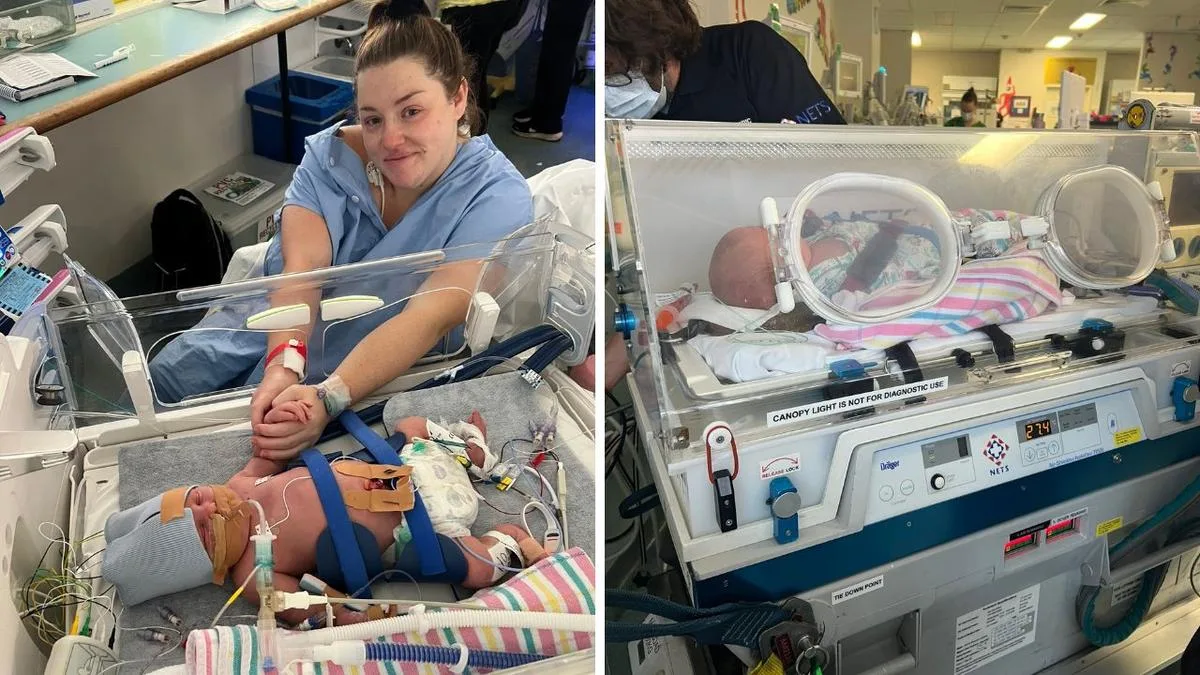 Baby Andy’s incredible NICU story helps raise money for the Royal Hospital for Women