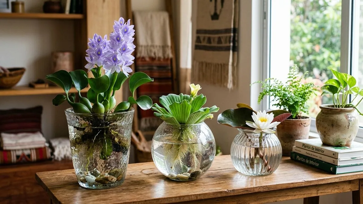 No son las habituales: las 4 plantas de agua fáciles de cuidar que le dan vida a tu hogar