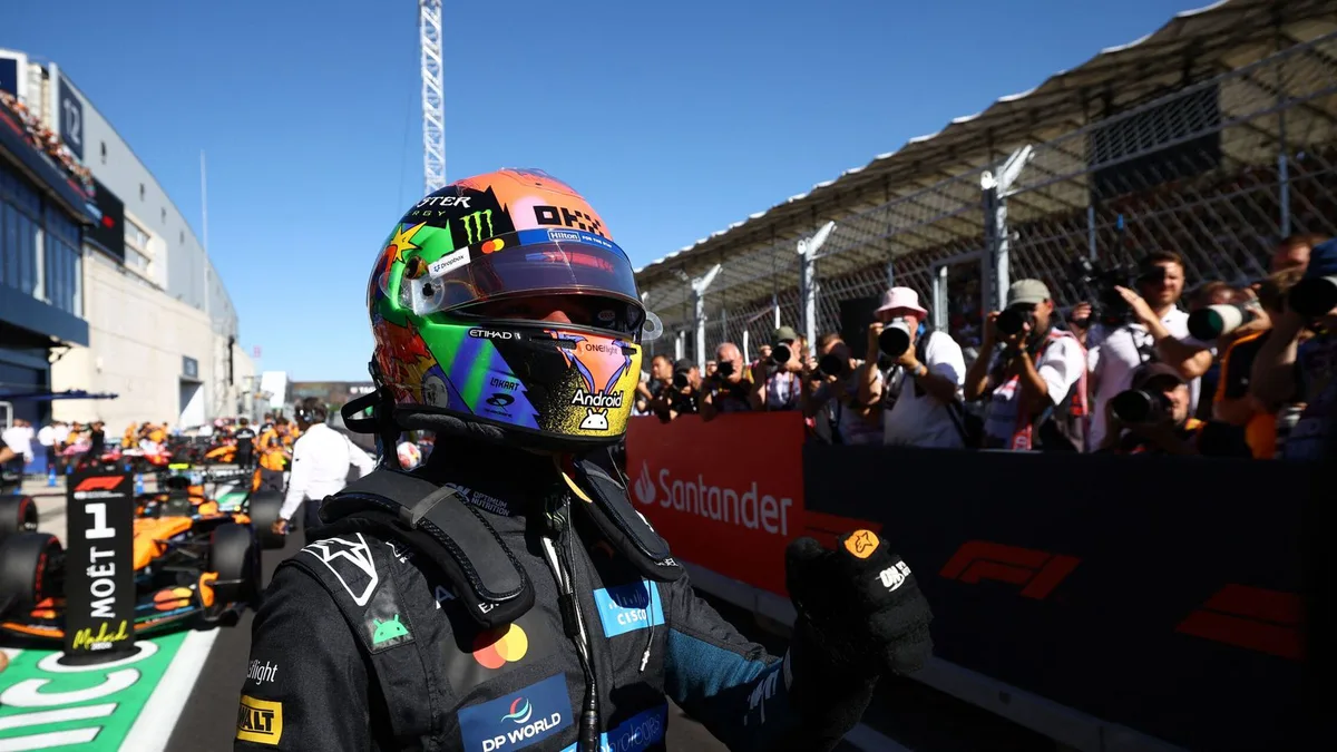 La Monumental vuelta que Norris se sacó de la manga en Madrid, un sueño para Alonso y Sainz