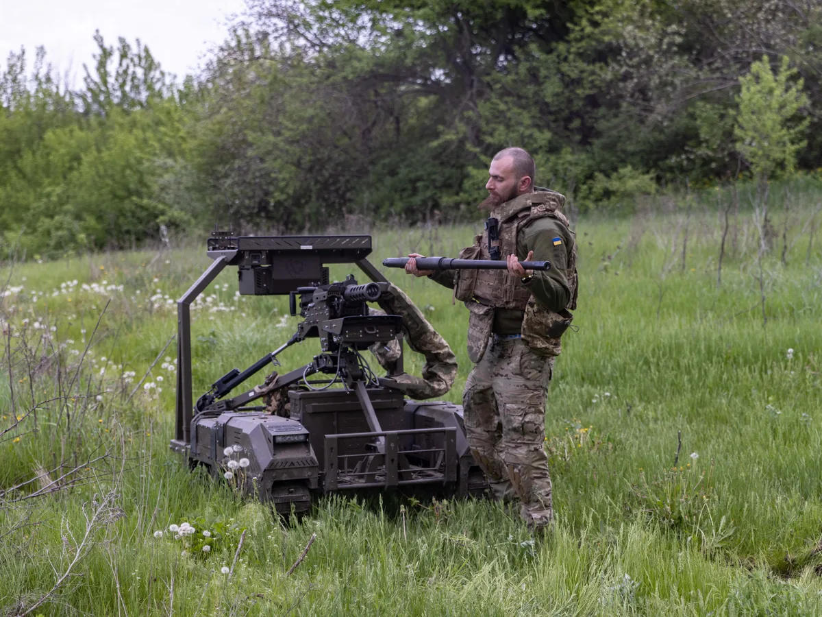 Ukrainian forces are repurposing assault robots for logistics missions because of supply bot shortages