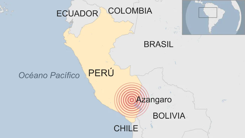 Terremoto de magnitud 7.2 remueve varias regiones de Perú sin dejar víctimas