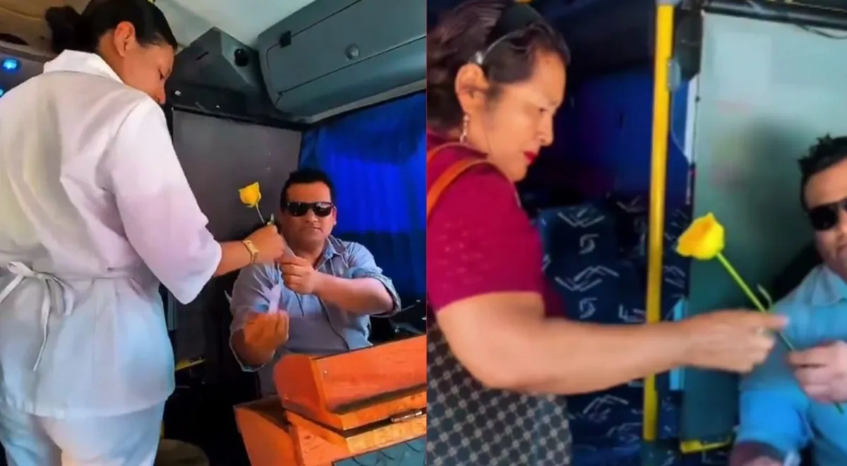 Chofer de Veracruz ‘conquista’ a pasajeras con flores amarillas y se vuelve viral