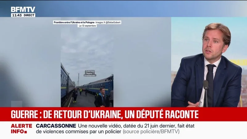 Frappe russe sur un train à la frontière polonaise: "Un moyen d'intimider les Européens et les Occidentaux", pour Pieyre-Alexandre Anglade (Ensemble)