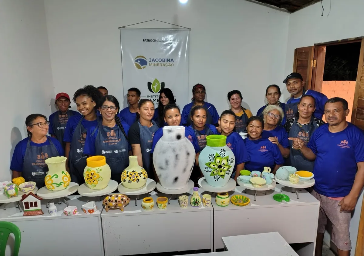 Projeto de cerâmica de artesãos baianos é exposto na Exposibram 2026