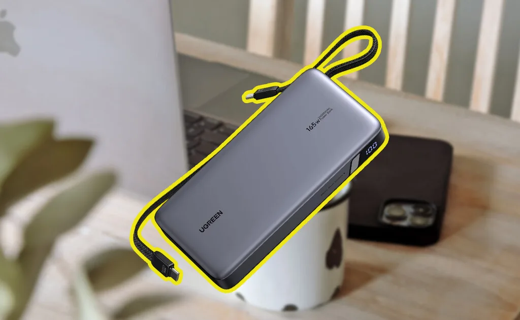 Amazon tiene a precio de remate la batería portátil ideal para cargar dos laptop: UGREEN power bank de 165W
