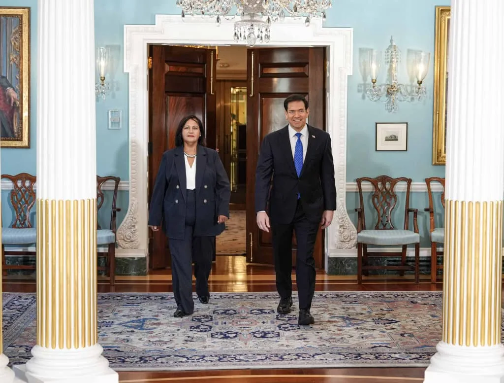 Marco Rubio y Dinorah Figuera fijan la ruta para el tercer ciclo del diálogo en Venezuela
