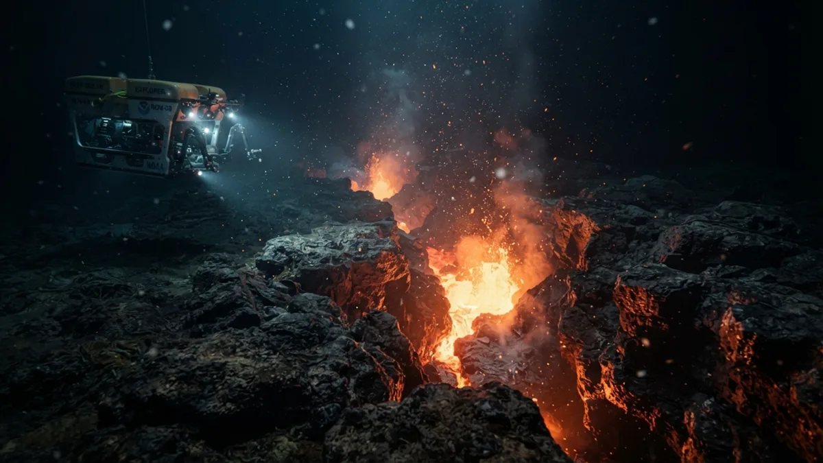 Há regiões do fundo do oceano onde a própria crosta terrestre está sendo criada agora, enquanto duas placas se afastam e magma ocupa o espaço deixado entre elas