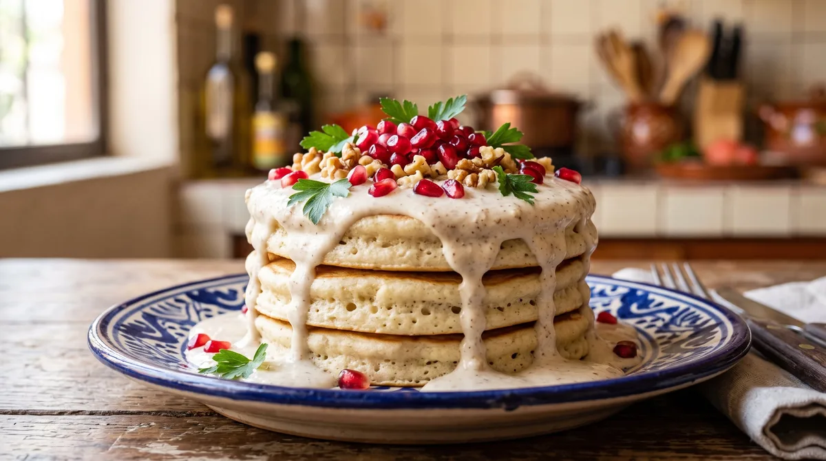 Hot cakes en nogada: el desayuno perfecto para celebrar la Independencia de México