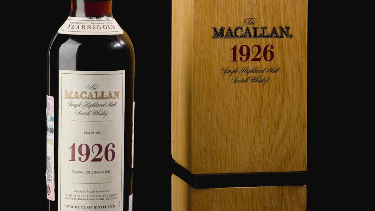 Vor 100 Jahren destilliert - Sotheby’s versteigert superseltenen Whisky