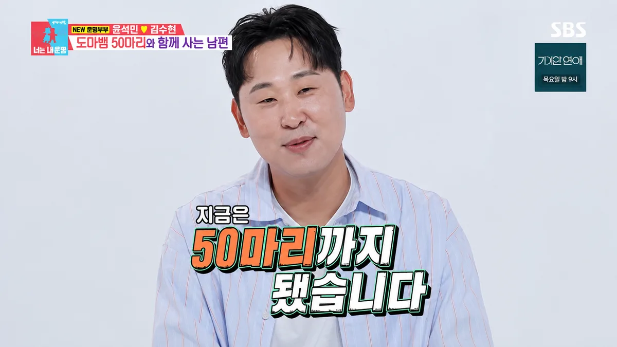 윤석민, 집에서 도마뱀 50마리 키워…“한 마리 700만원, 3일 이상 여행 못 가”