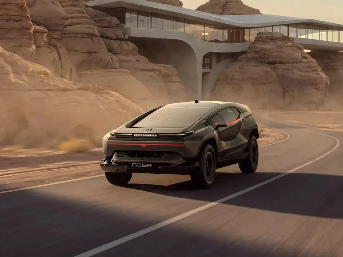 Ceer launches futuristic EVs in push into car industry