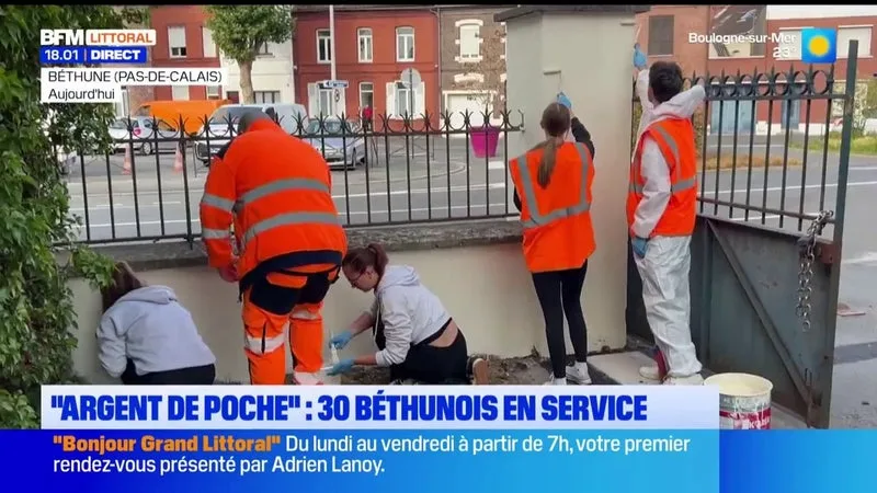 A Béthune, 30 béthunois en service pour un peu d'argent de poche