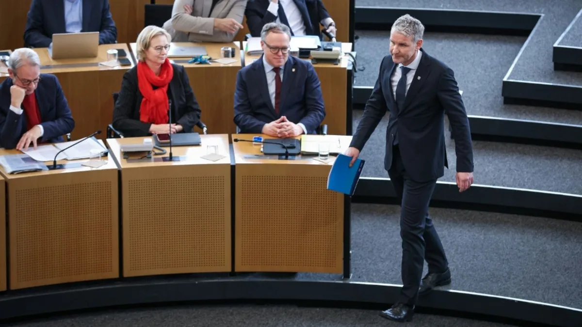 Ziel Neuwahlen: AfD beantragt Auflösung des Thüringer Landtags