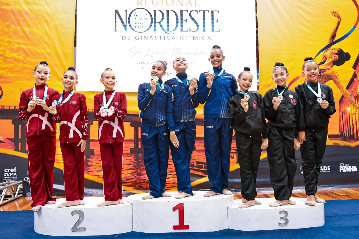 Torneio Regional de Ginástica Rítmica destaca atletas premiados em São Luís