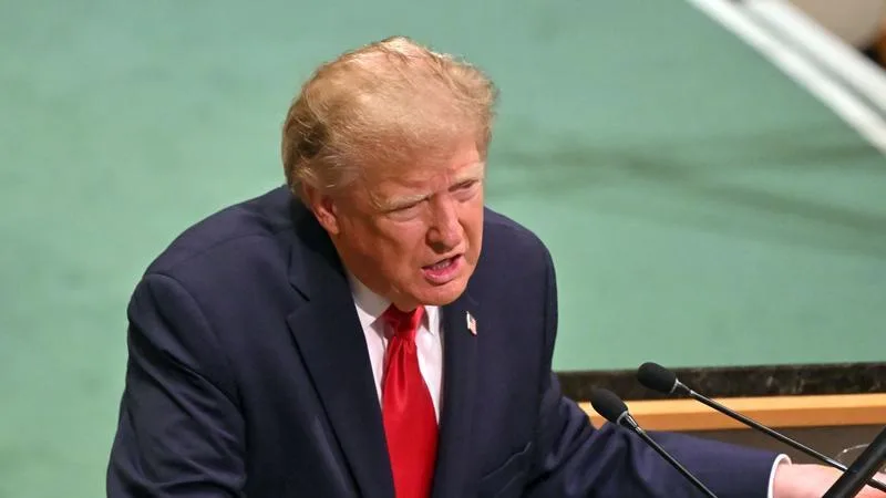 Donald Trump clashes with CNN at United Nations in New York before announcing AI ‘super intelligence’ rebrand