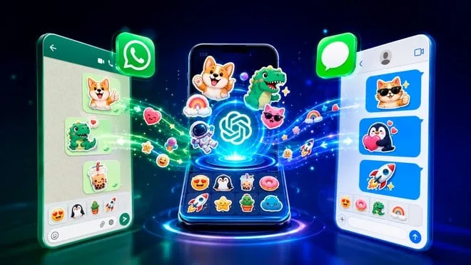 ChatGPT lança função que cria figurinhas para o WhatsApp e iMessage