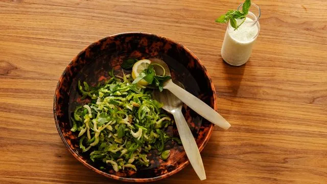 Minzesalat mit Ayran: Die Nase isst mit