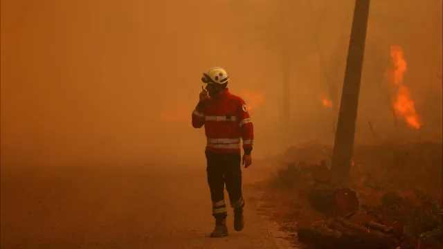 Três bombeiros feridos no combate a fogo nas Caldas da Rainha