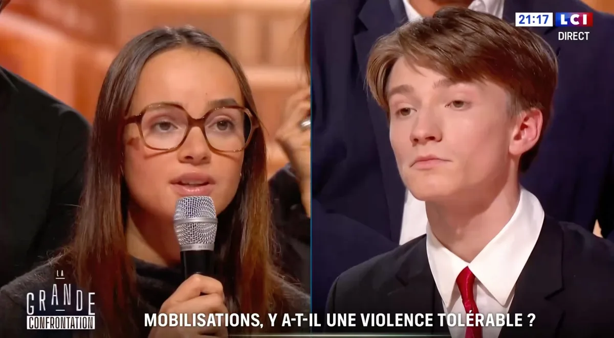 Louise, Elwan... Ces visages de la contestation lycéenne à l'école de la télé
