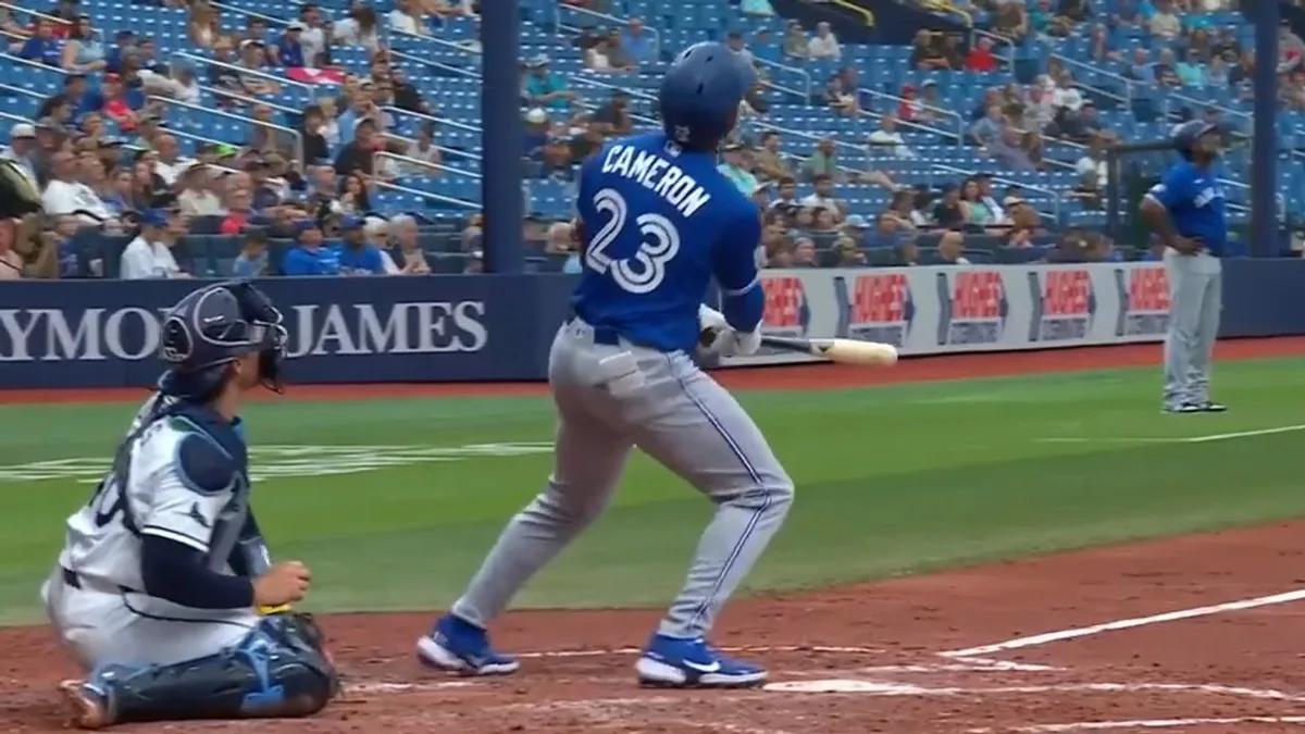 Cameron launches 442-foot bomb for Blue Jays’ second homer of inning