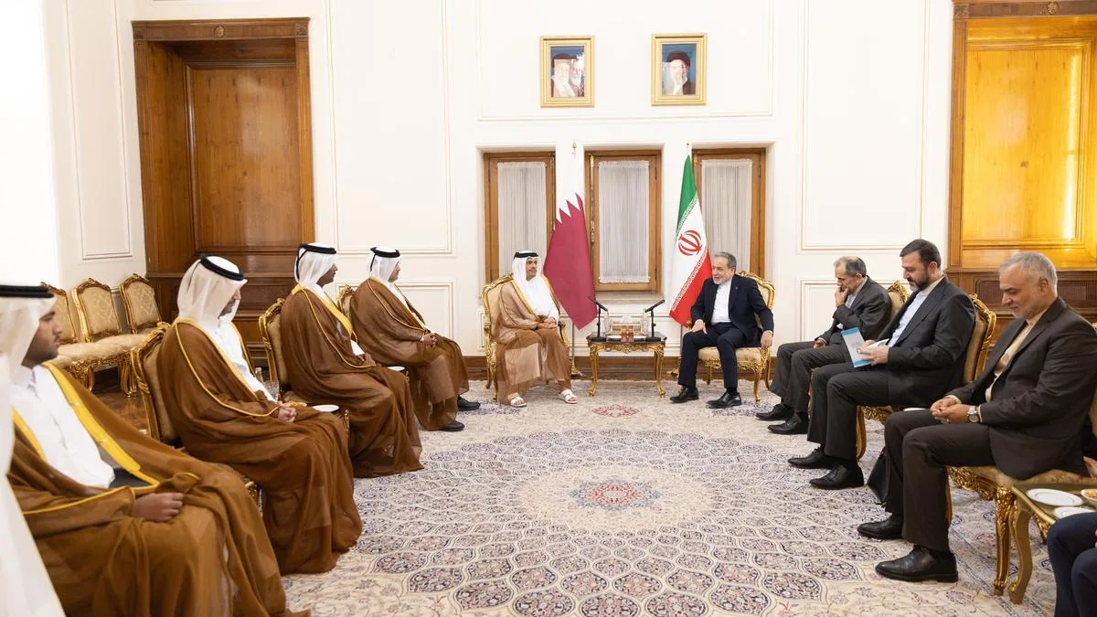 Iran, Qatar hold Hormuz talks as U.S. blockade chokes Iran oil imports