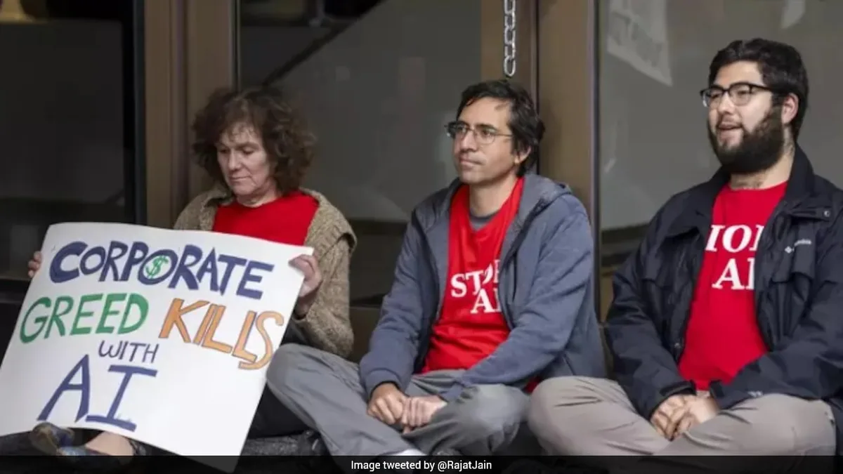 First AI Protester Sent To Jail Tells OpenAI, Anthropic And Meta To "Regain Your Humanity"