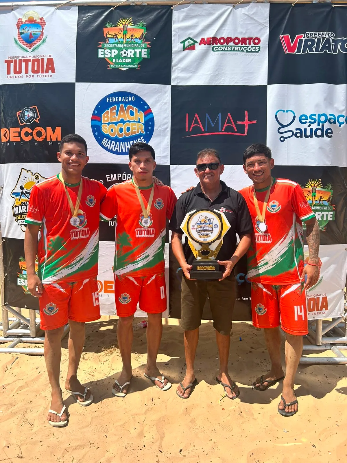 Tutóia goleia Lago Verde e conquista o Maranhense de Beach Soccer