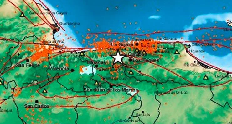 Aragua fue sacudida por un sismo de magnitud 3,4 durante la tarde del #27Ago