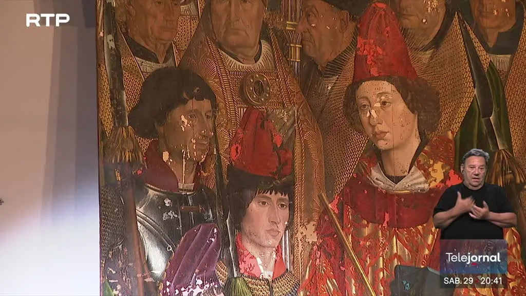 Painéis de São Vicente estão a ser restaurados desde 2020