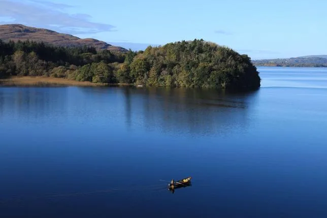 En kayak sur le Lough Gill, ce lac dont les Irlandais ont fait tout un poème