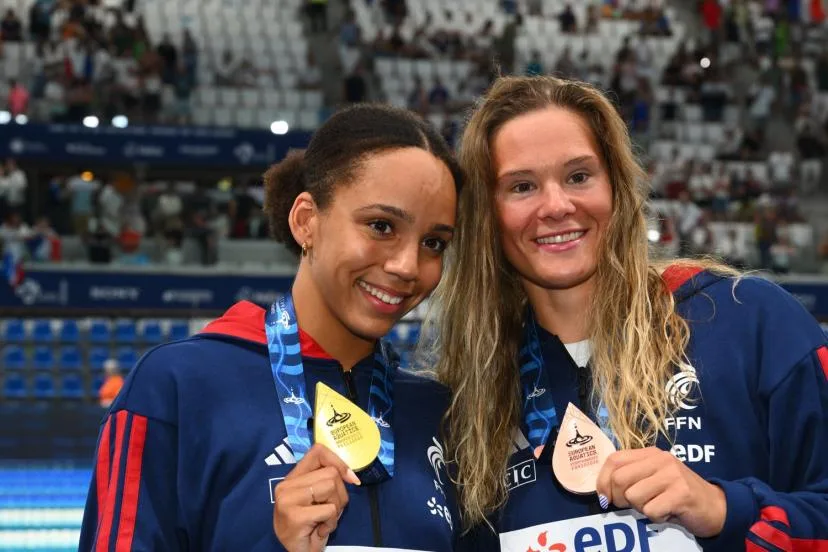Avec deux médailles d'or, la France se rapproche du podium : le tableau des médailles après la 6e journée des Championnats d'Europe de natation