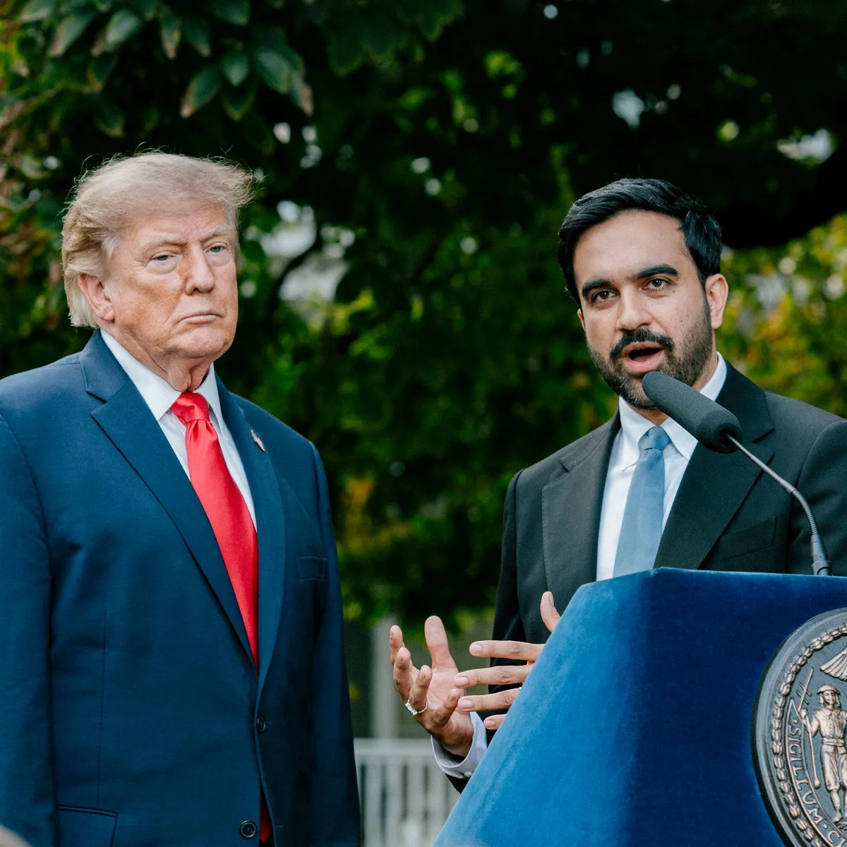 New York - Trump trifft Bürgermeister Mamdani