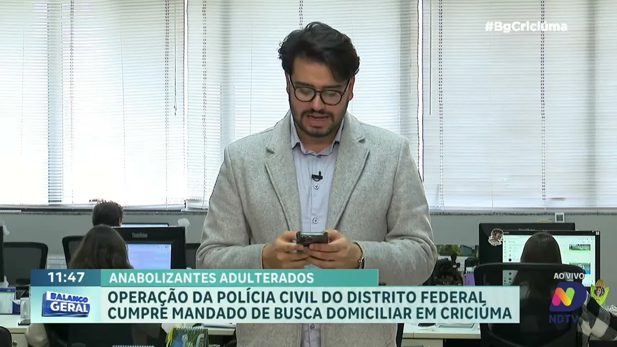 Operação apreende anabolizantes adulterados em Criciúma