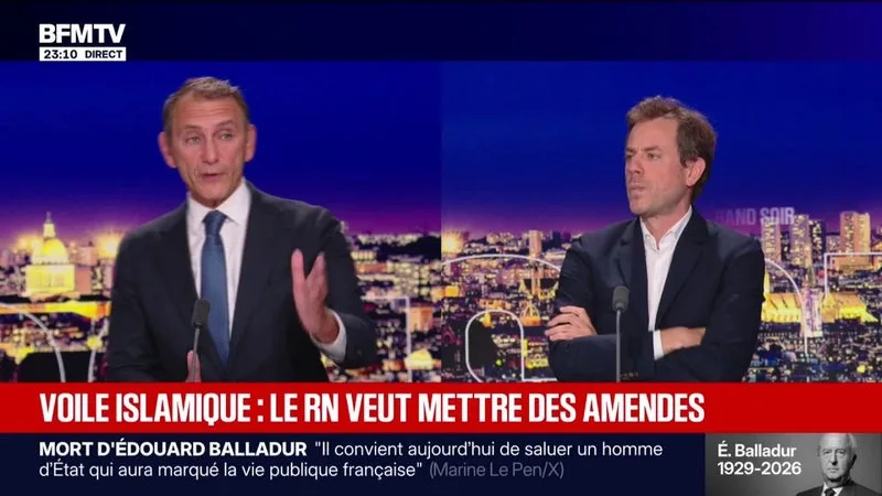 Le RN veut sanctionner le voile dans l'espace public: "La France est un pays de liberté", déclare Paul Vannier, député LFI