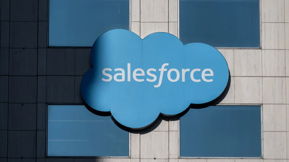 Salesforce leads software rally, rocketing 20% on track for second-best day ever