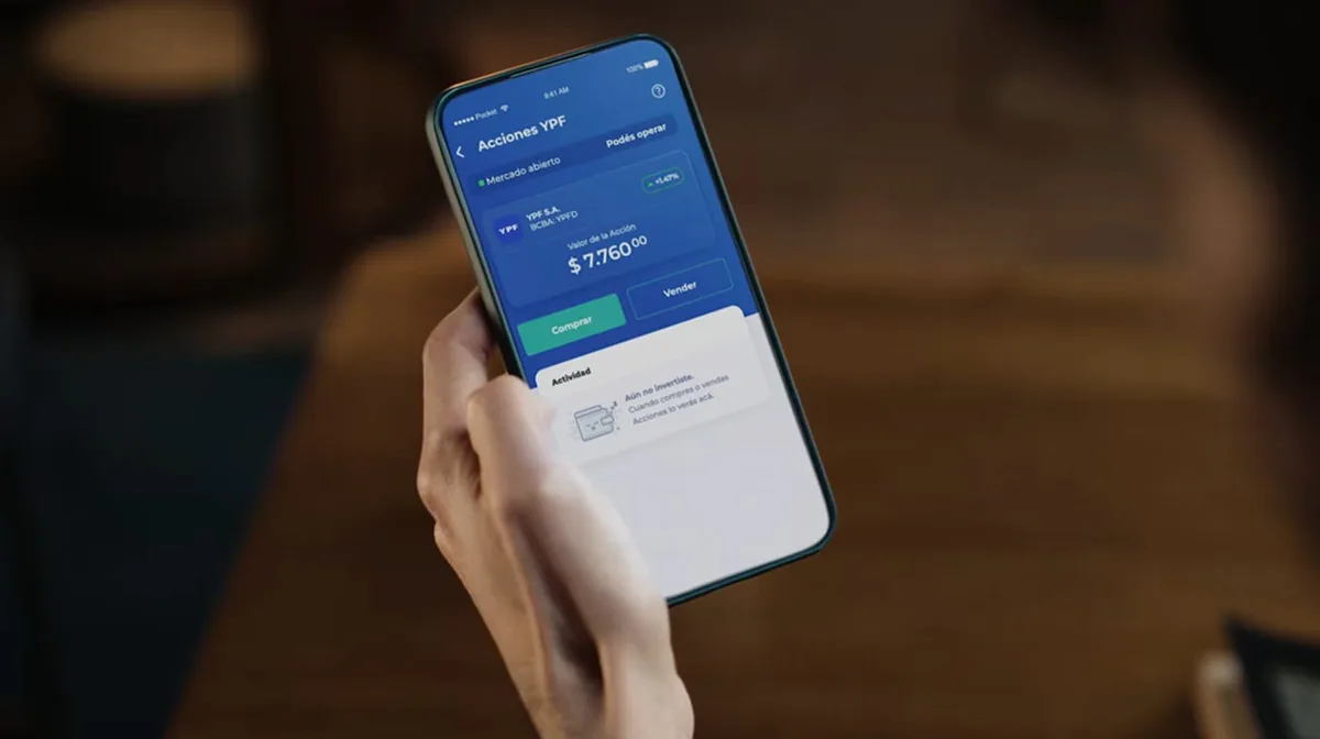 Cómo funciona la nueva herramienta de YPF para comprar y vender acciones desde su aplicación