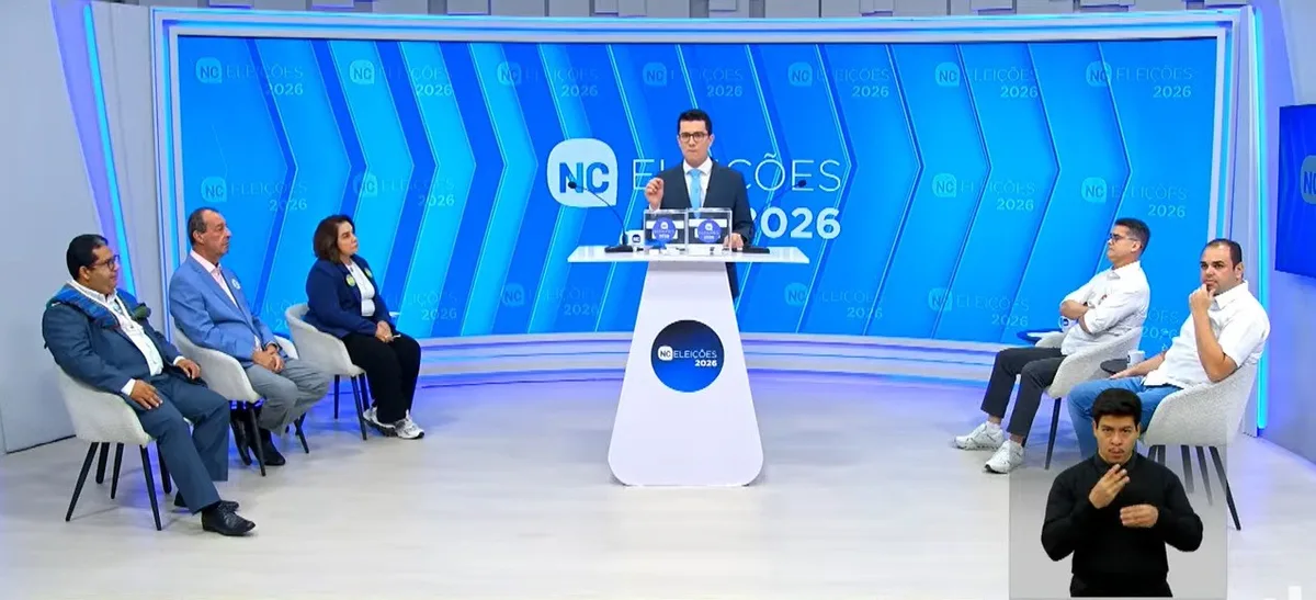 Segundo debate entre candidatos ao Governo do AM é marcado por críticas ao governo e discussões sobre segurança, economia e educação