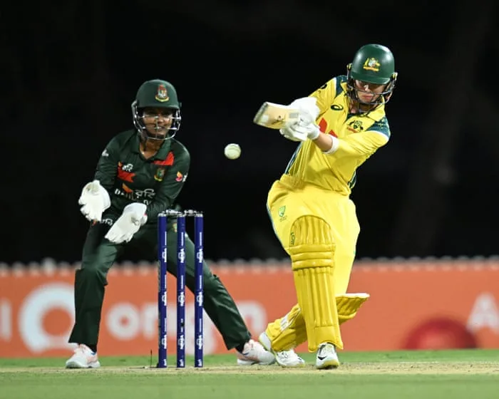 Phoebe Litchfield powers Australia to crushing ODI victory over Bangladesh