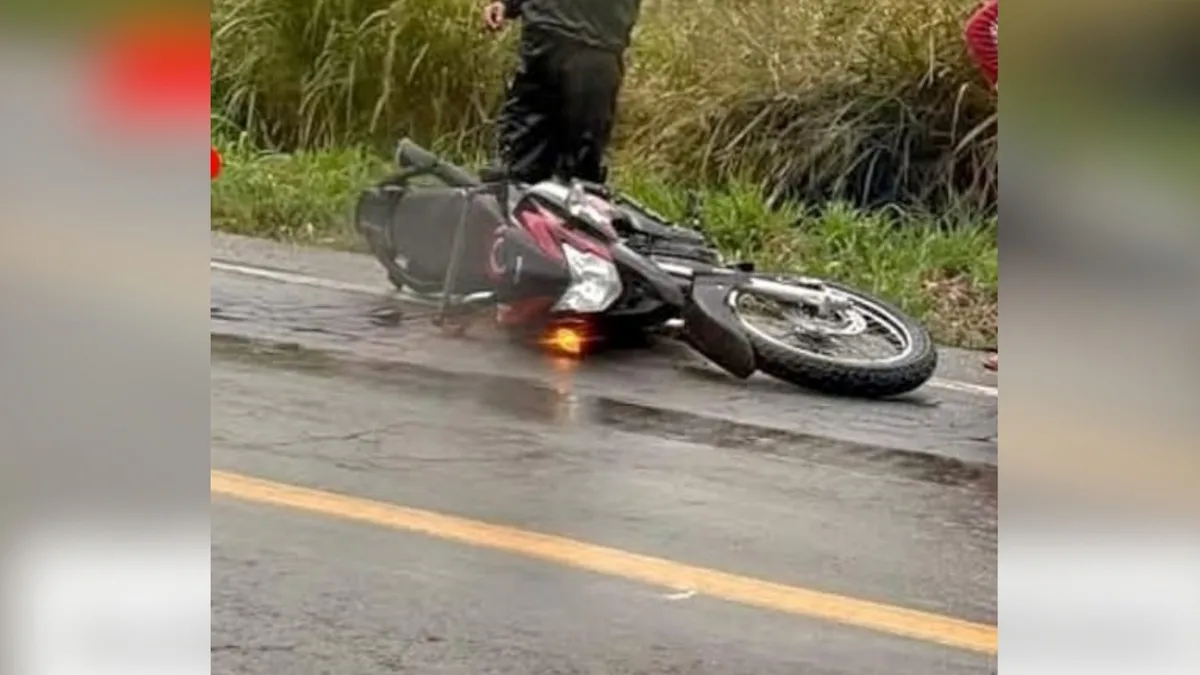 Motociclista morre em acidente com carreta na BR 262 em Muniz Freire