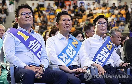 金 "황금시대"·鄭 "개혁승리"·宋 "분단극복"…수도권 구애(종합)