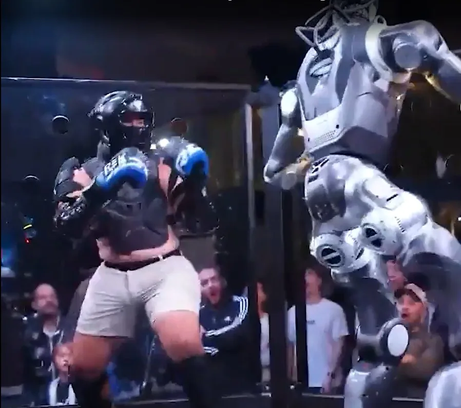 Influenciador enfrenta robô à la "Exterminador do Futuro"; vídeo