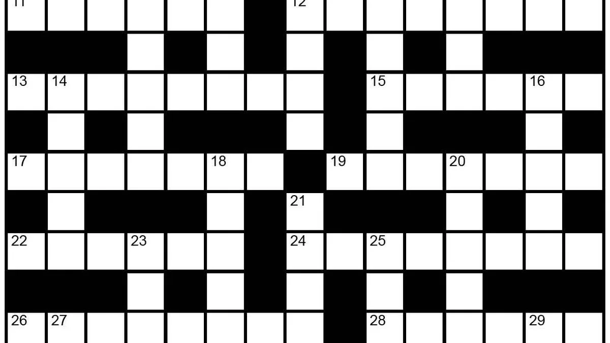 The Hindu Sunday crossword no. 71